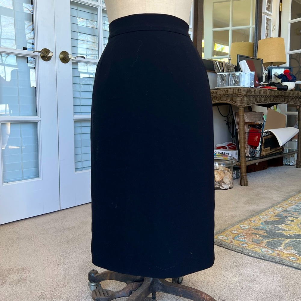 Prada Black Pencil Skirt